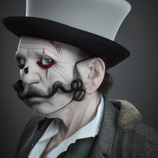 Undead Wizard Portrait in Professional Photography Style