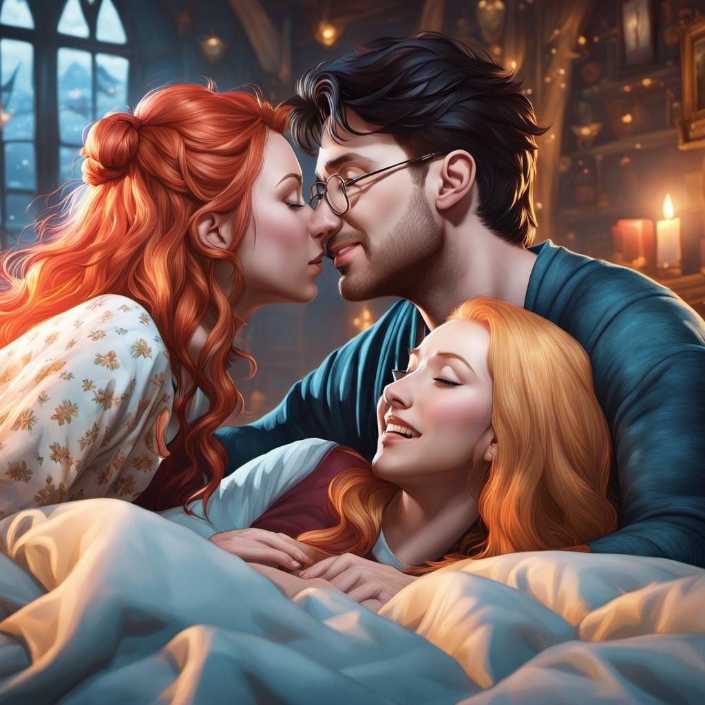 Flaming Nargles (Harry/Ginny/Luna)