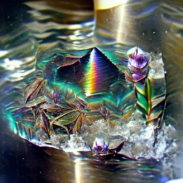 Iridescent Abstract Design