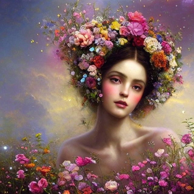Flowers in Her Hair ll