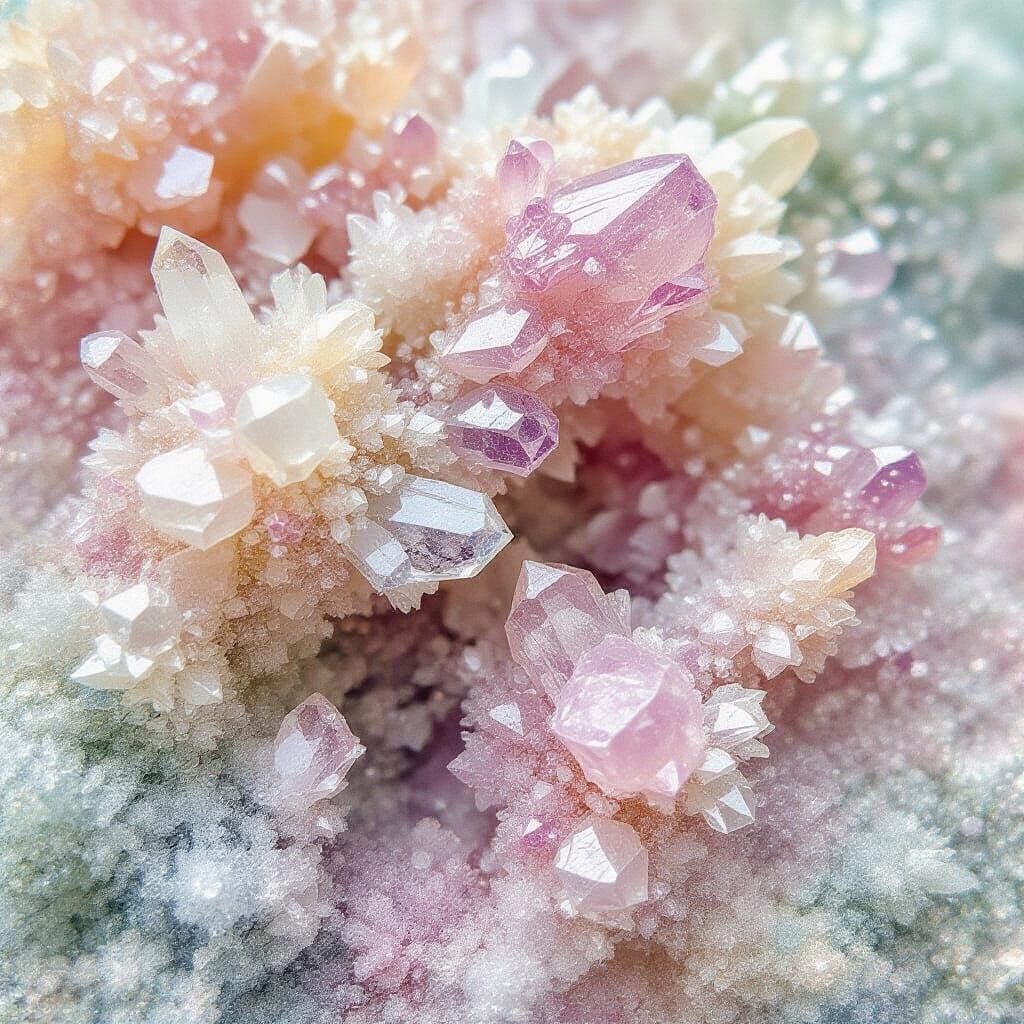 Beautiful Pastel Crystals