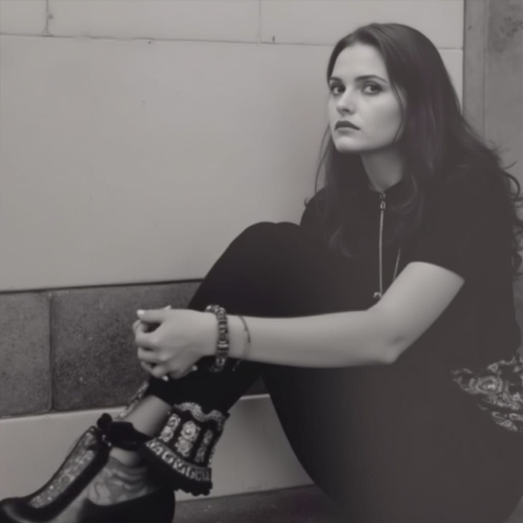 Beautiful Woman with a Look of Longing