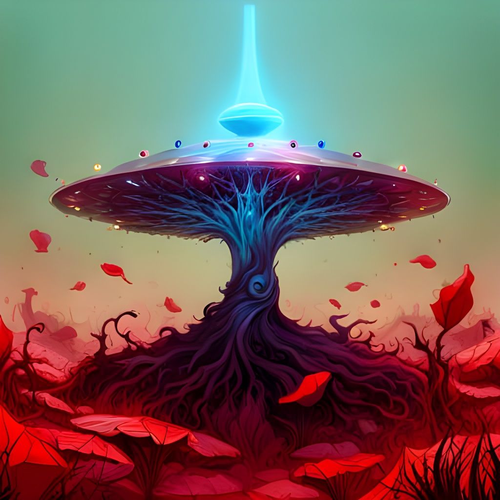 Fairytale Gemstone UFO Fantasycore Artwork