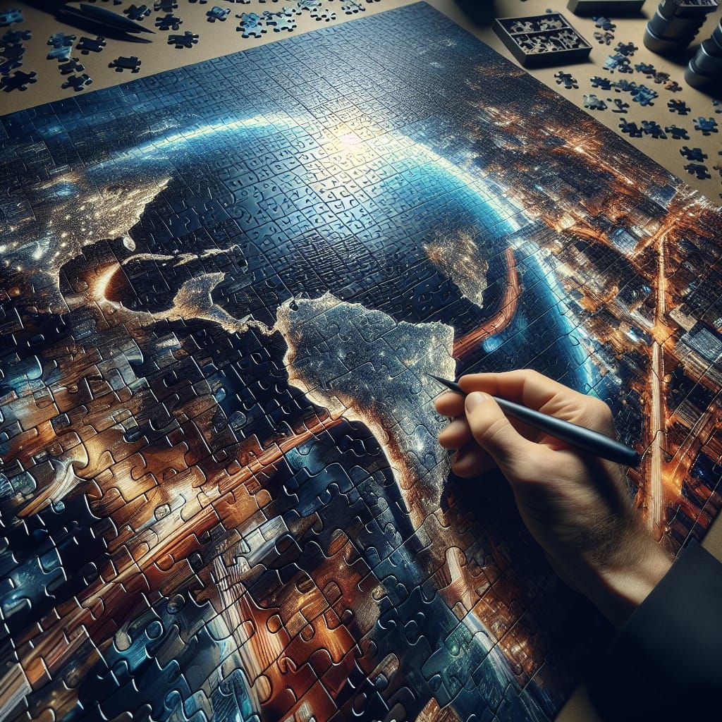 Hyperrealistic World as Intricate Puzzle