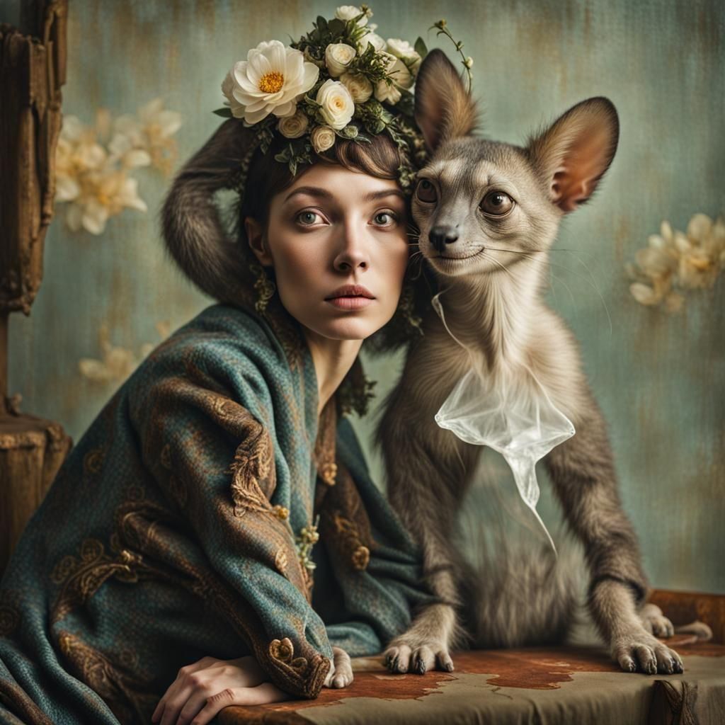 Exotic Aliens Celebrate in Surreal Restaurant