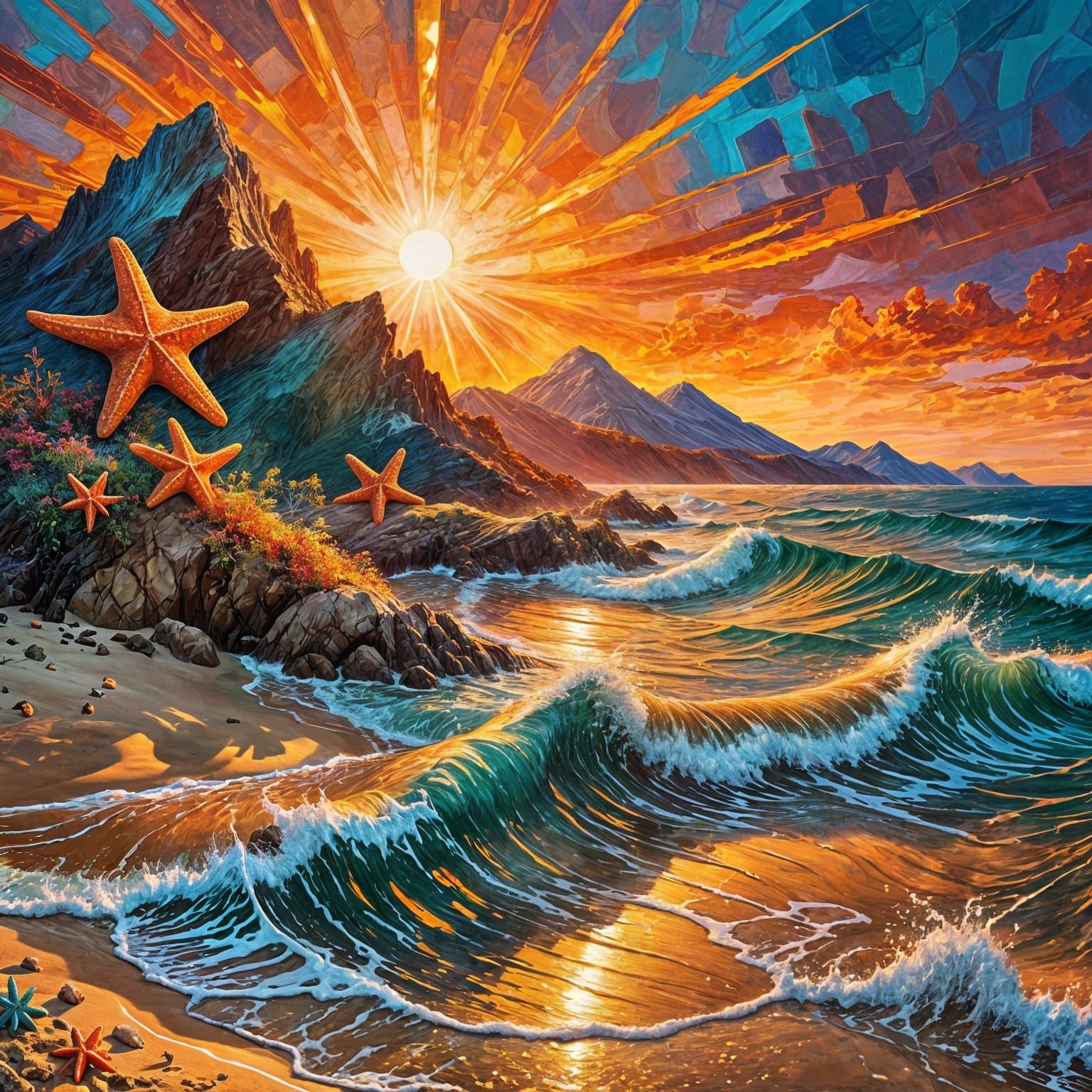 Mountains Near the Sea