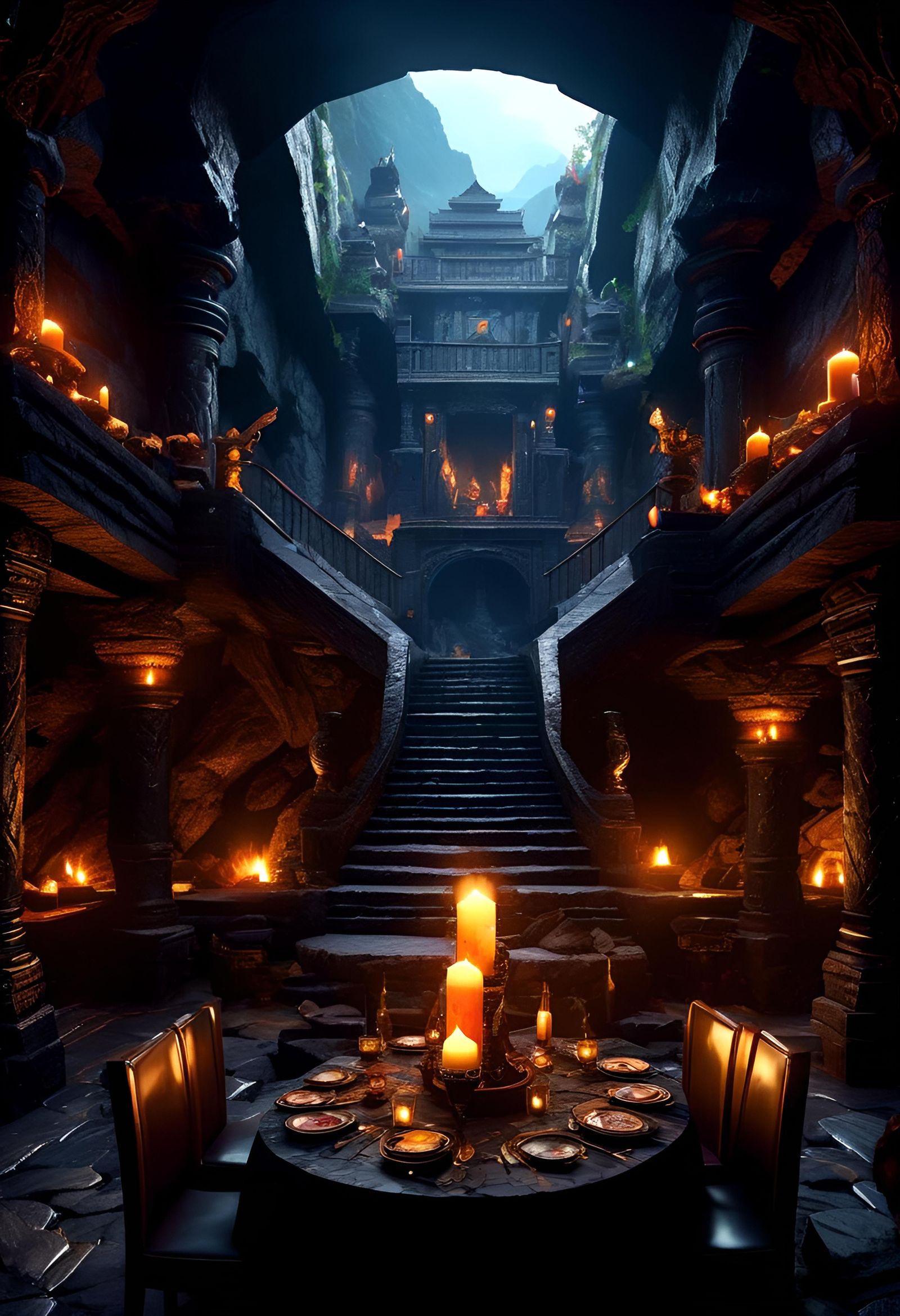 Secret Lair ~ mountain cave,