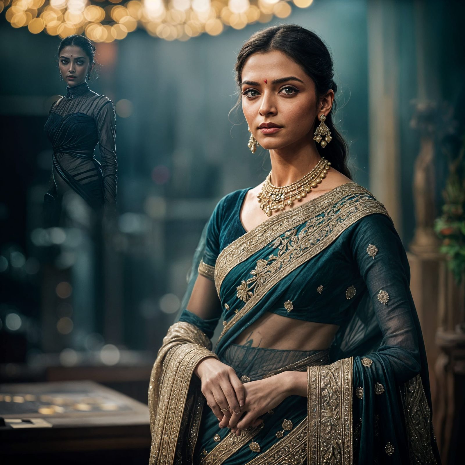 Composite Woman: Deepika Padukone and Aishwarya Rai Features