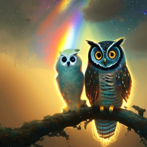 Owl And Cloakless Burmy