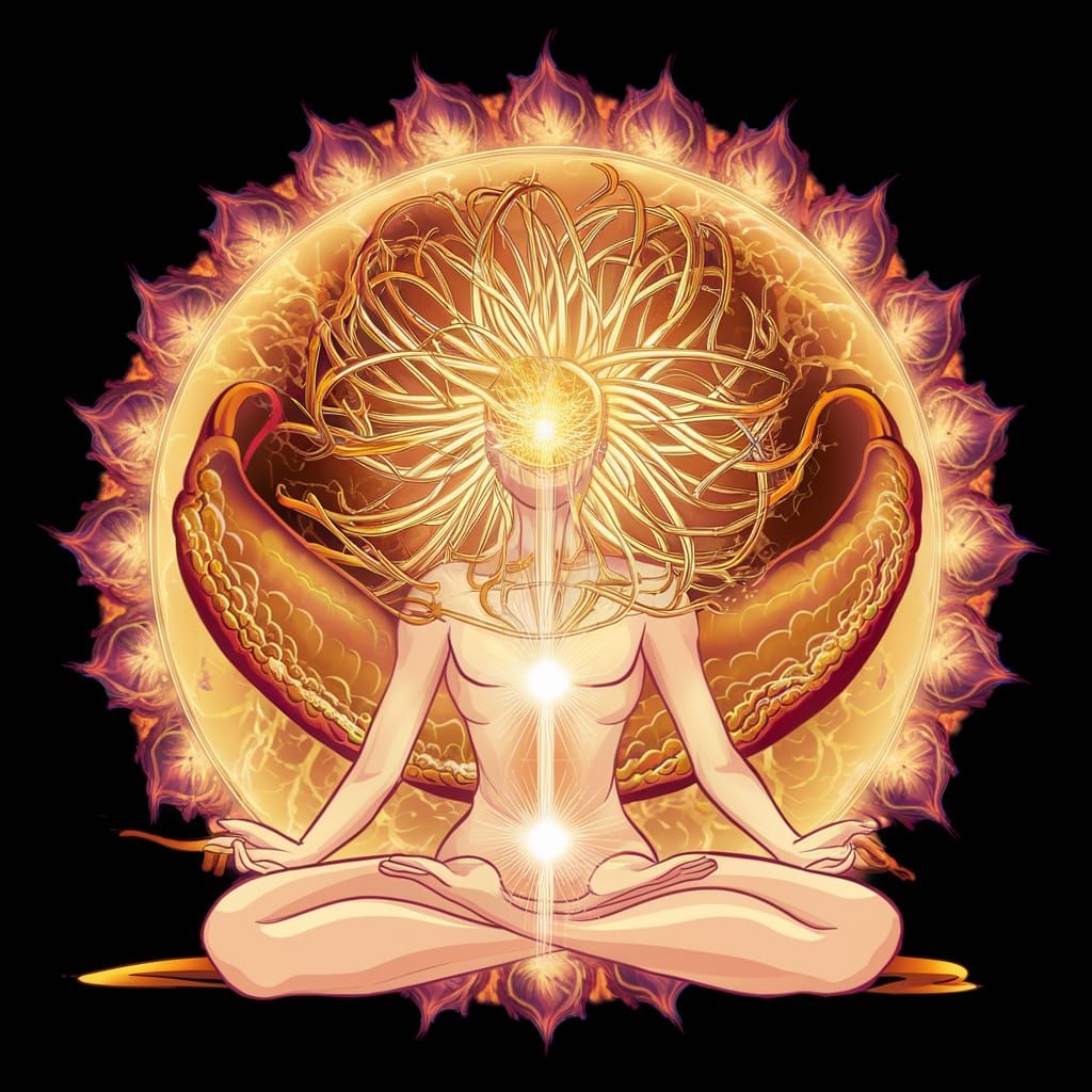 Radiant Solar Plexus: Golden Nerves and Energy Flow
