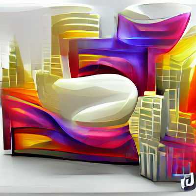 Abstract Acrylic Art Deco in 8K 3D
