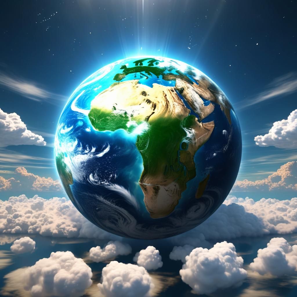 Hyperreal 3D Rendering of Creation of Earth