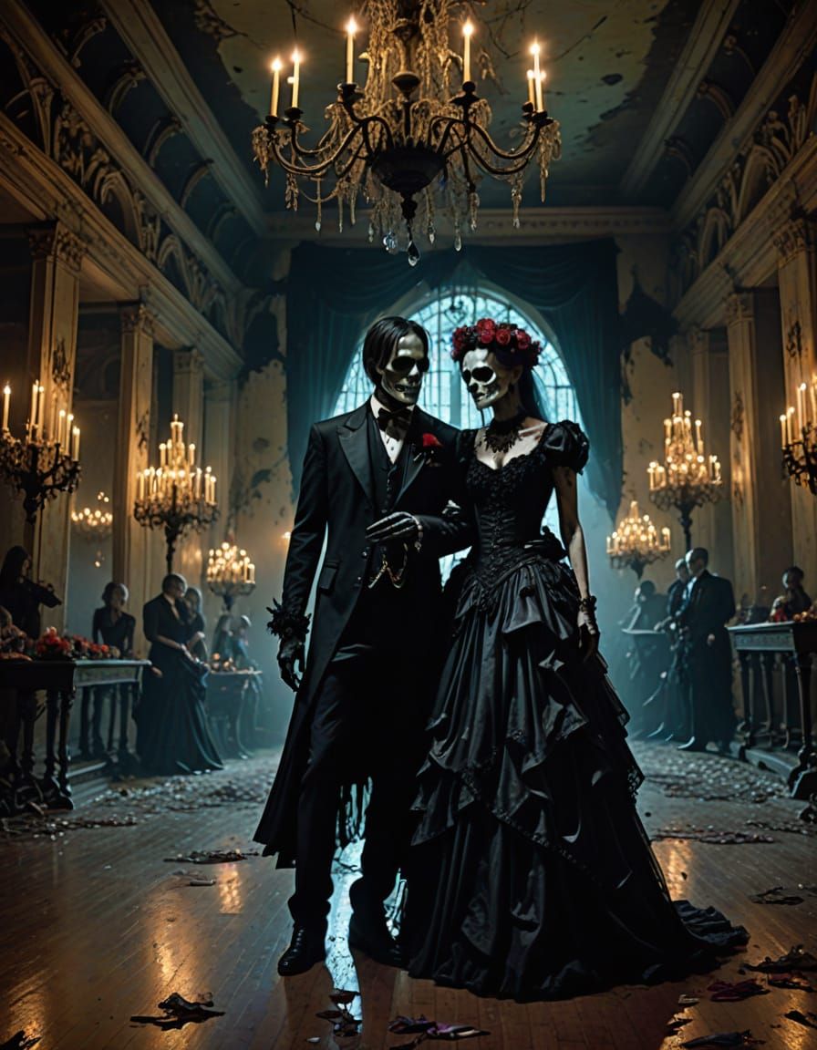 Undead Dancers at Gothic Romance Prom Night