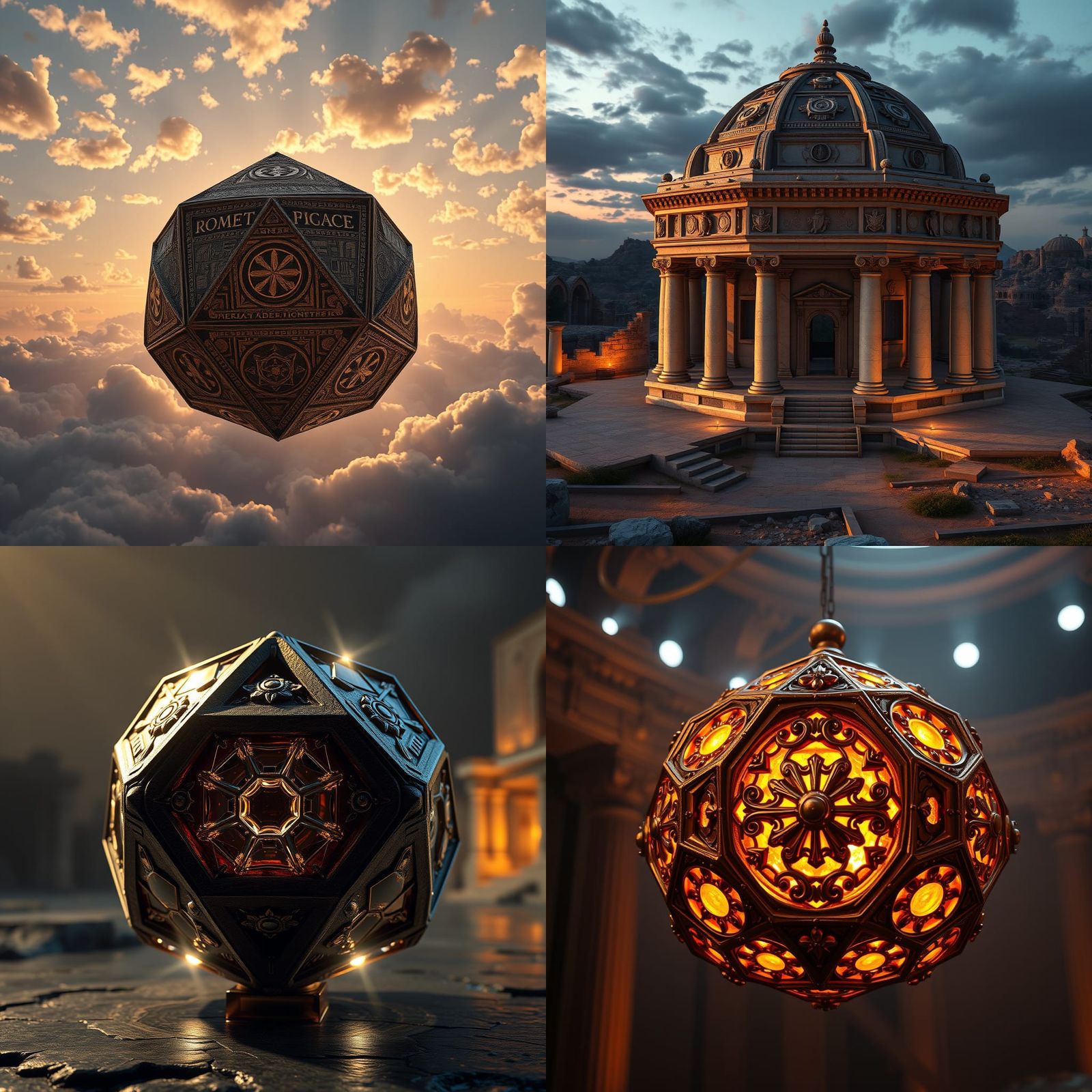 Epic Ancient Geometry Masterpiece in Unreal Engine 5
