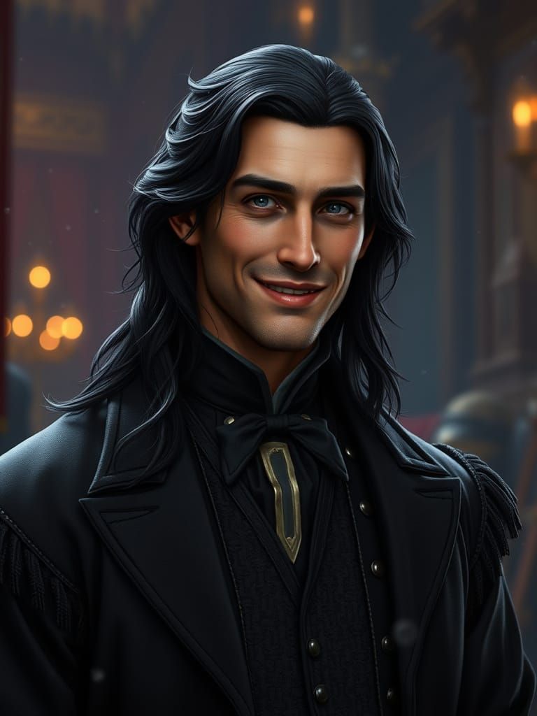 Regal Groom in Victorian Fantasy Wedding