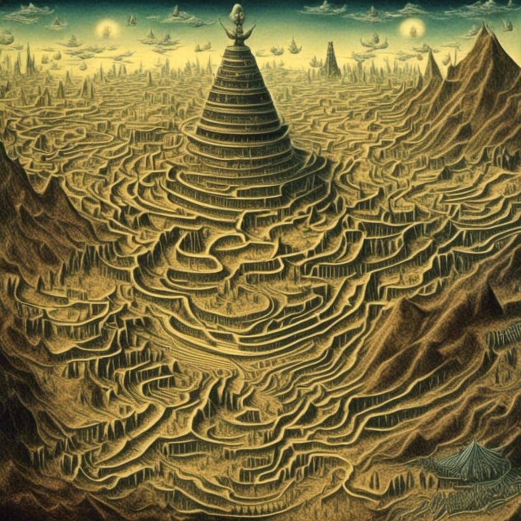 Surreal Ancient Egypt AI Image