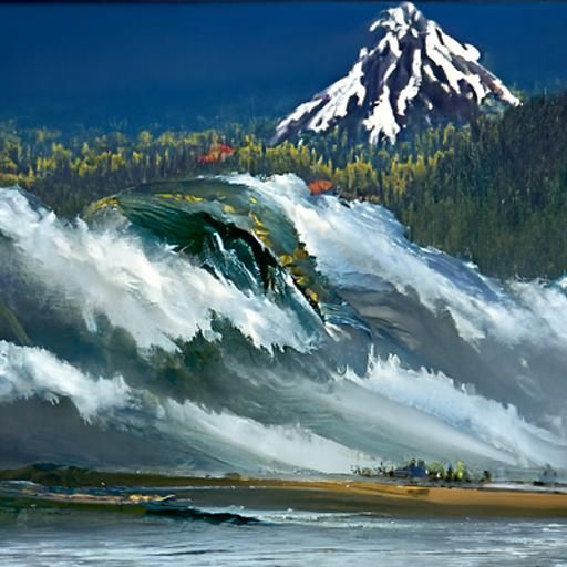 Pacific Northwest Oil Painting by Gurney