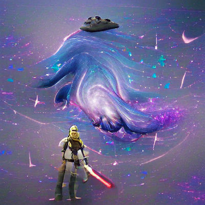 Celestial Friend: A Galaxy of Stars and Nebulae