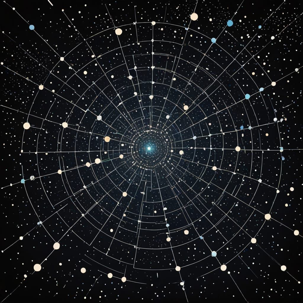 Glowing Constellation of Words and Ideas