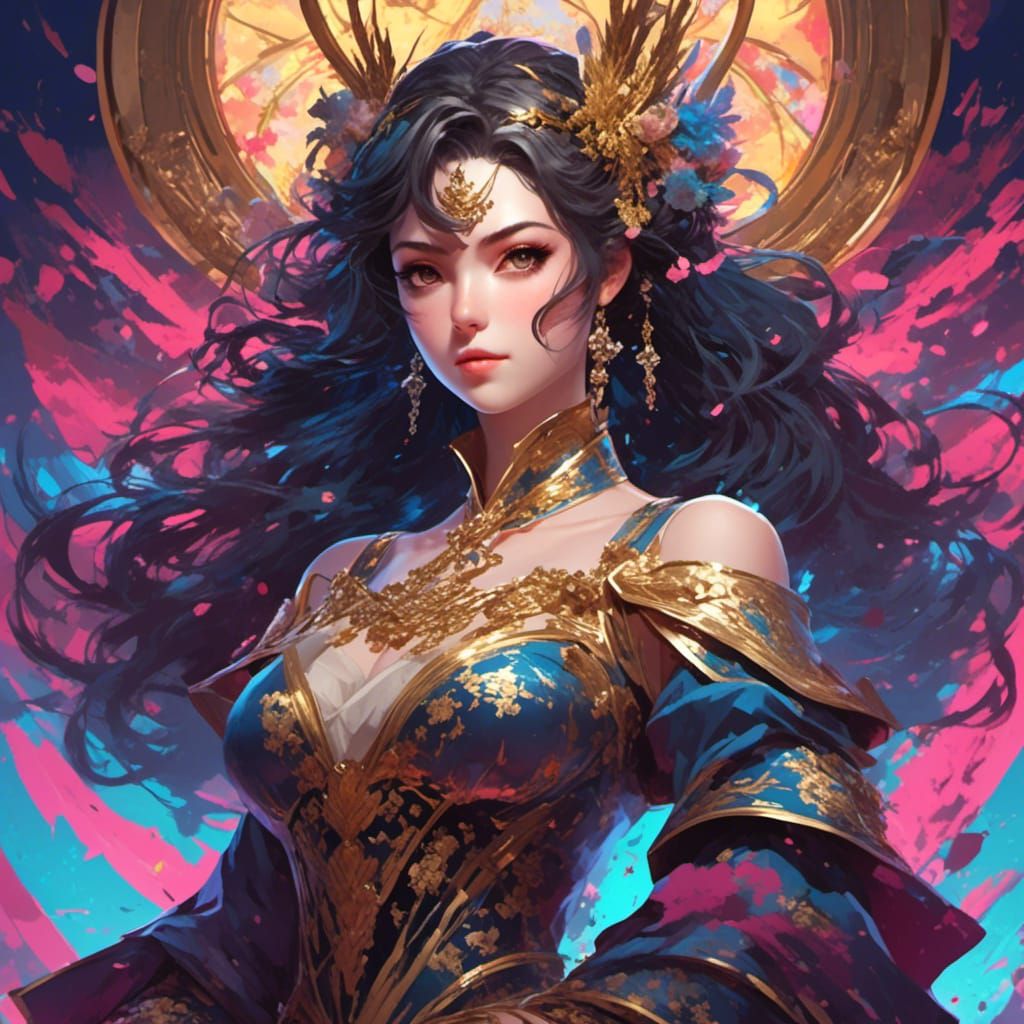 Scales of Justice: Hyperdetailed Portrait