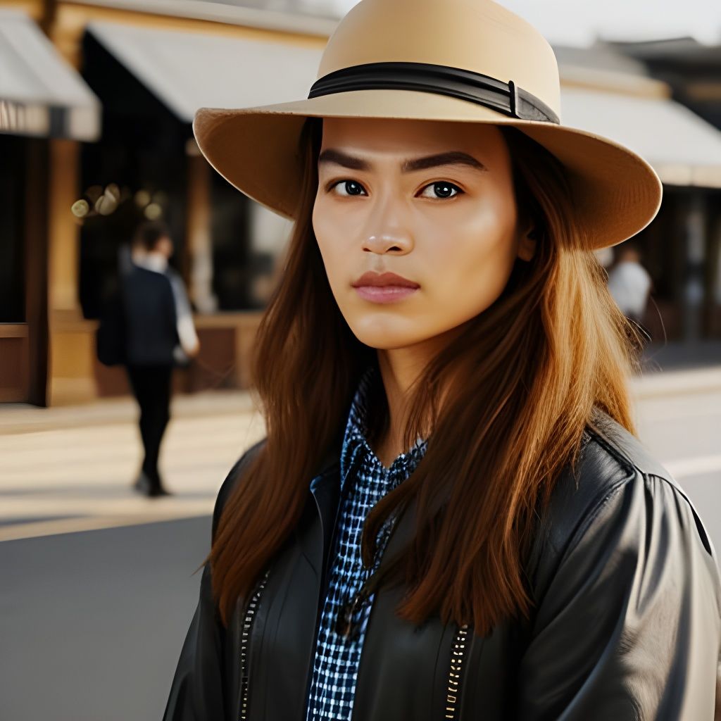Close-up of a Young Person's Face