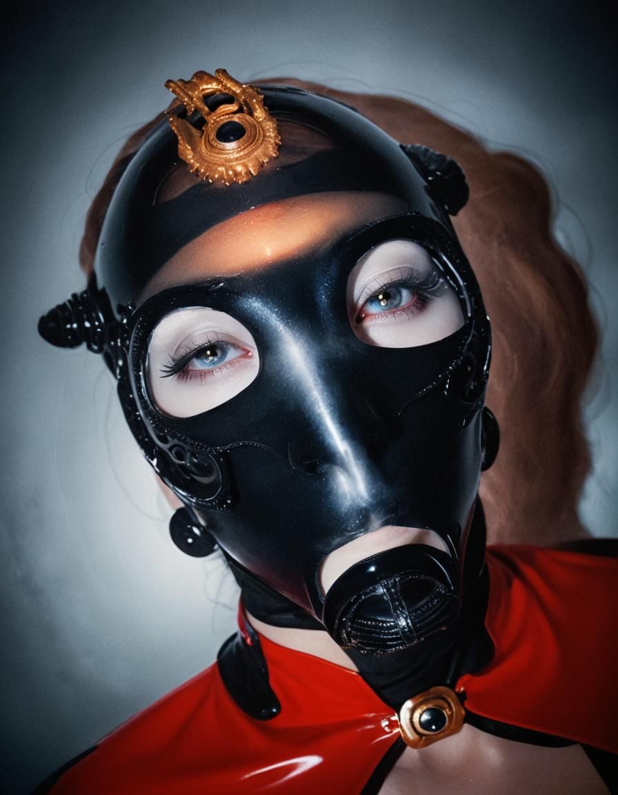 Dark Fantasy Woman with Piercing Gaze