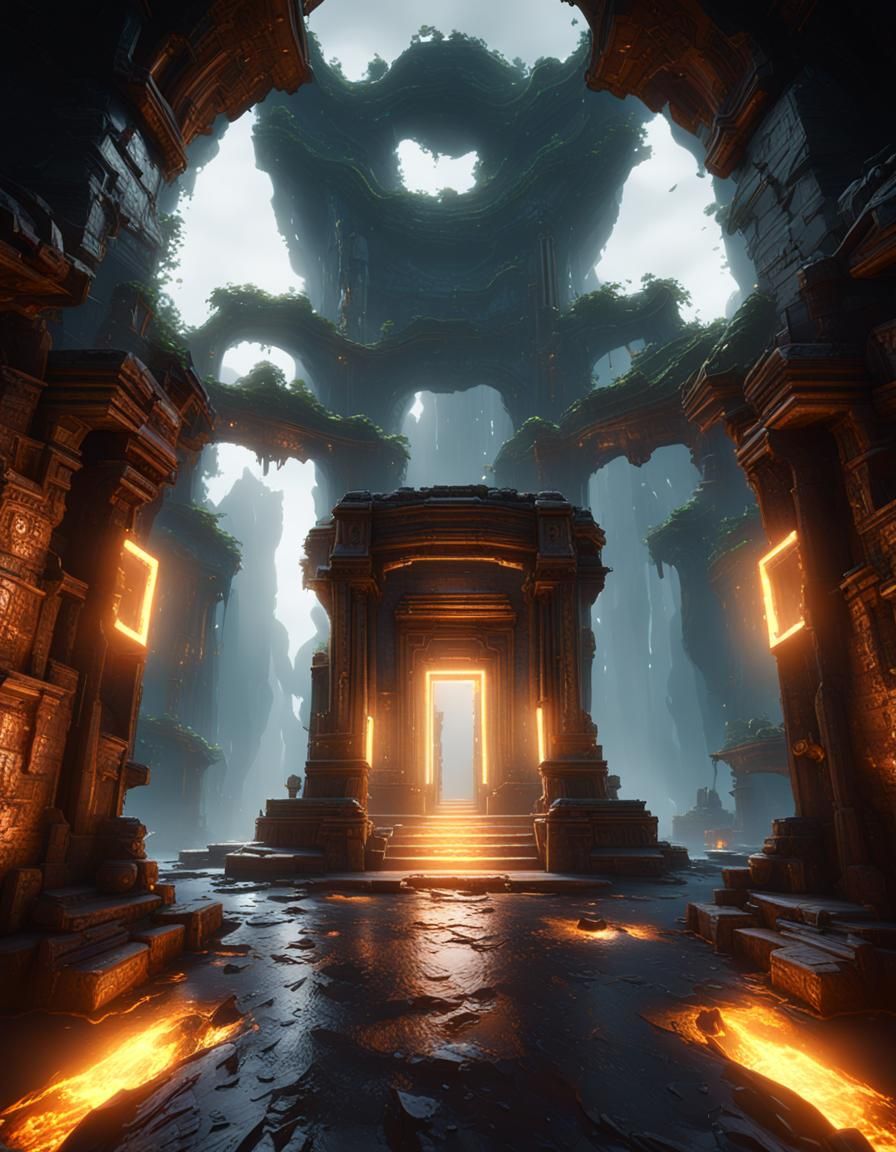 Epic 3D Portals in Cinematic Style