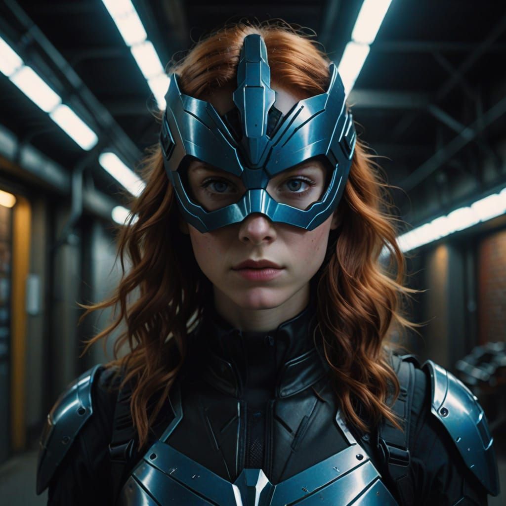 Ginger-Haired Vigilante In Pulsar Costume
