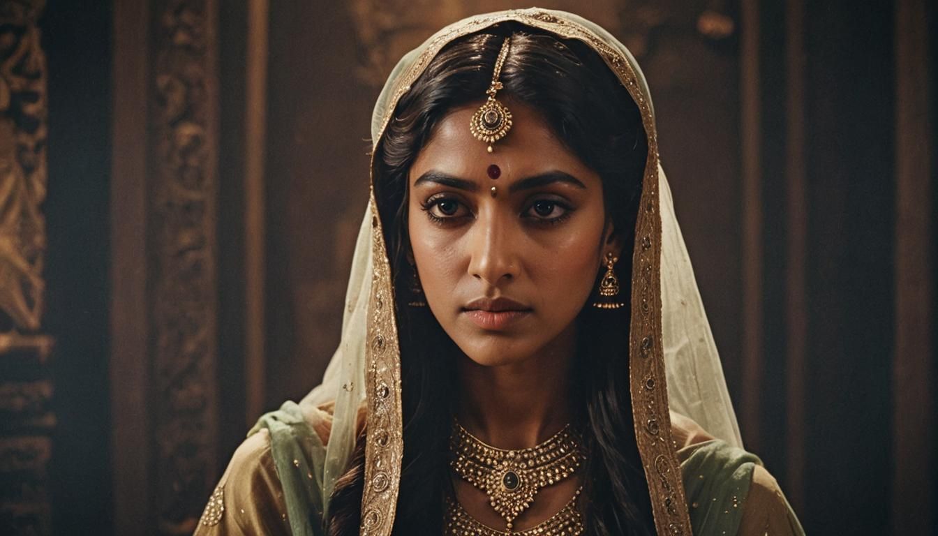 Ancient Indian Princess Sita in Cinematic Lighting