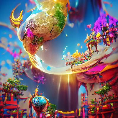 Fantasy World Healing Concept Art in HD