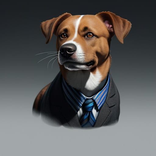 Canine Professionals in High-End Business Attire