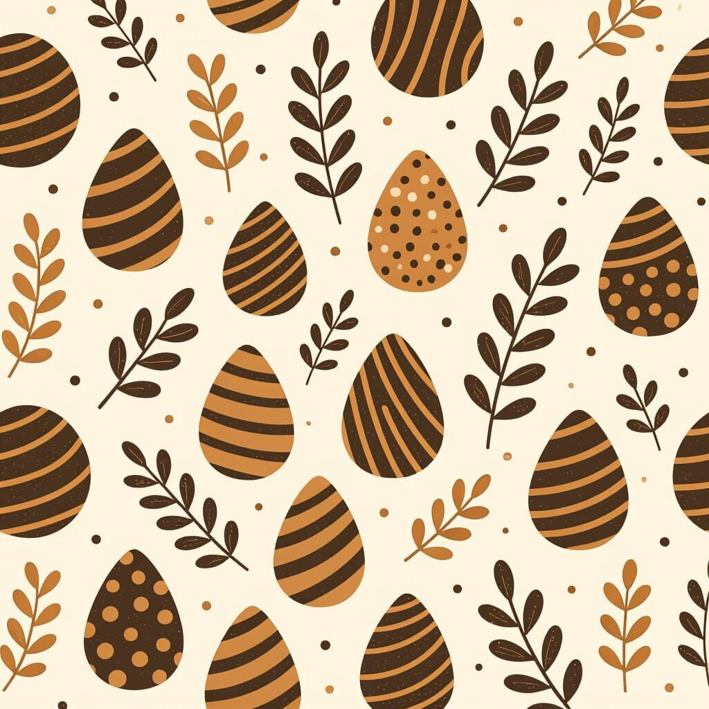 Charming Abstract Chocolate Drops