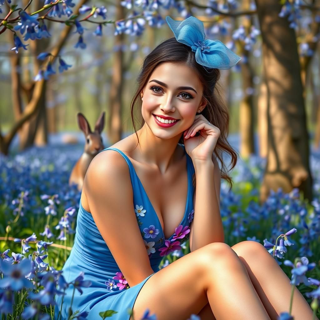 Julie loved this shot, apart from her hare getting in the wa...