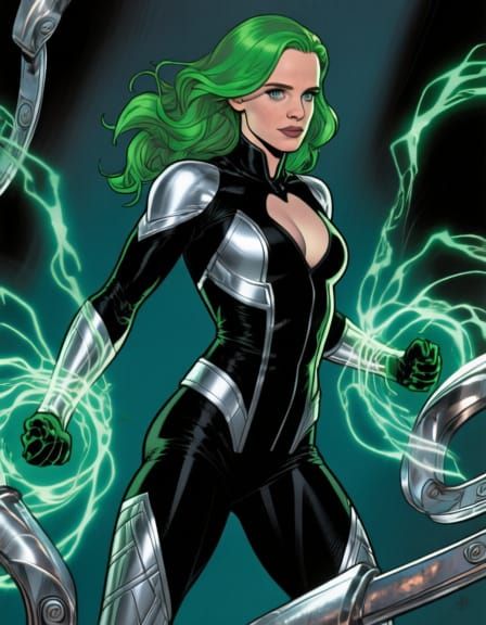 Emma Watson as Polaris: Magnetic Marvel Portrait