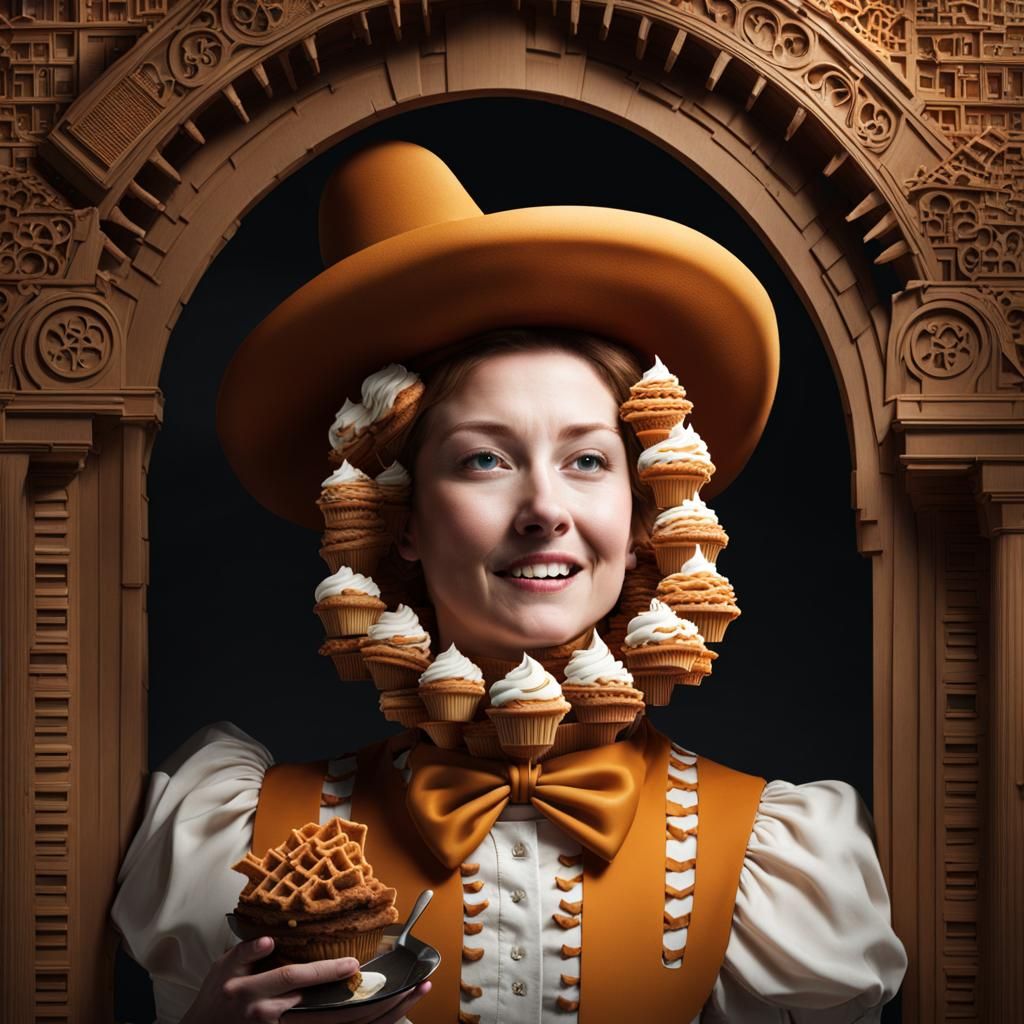 Waffle Monster Destroys City with Syrup Lasers