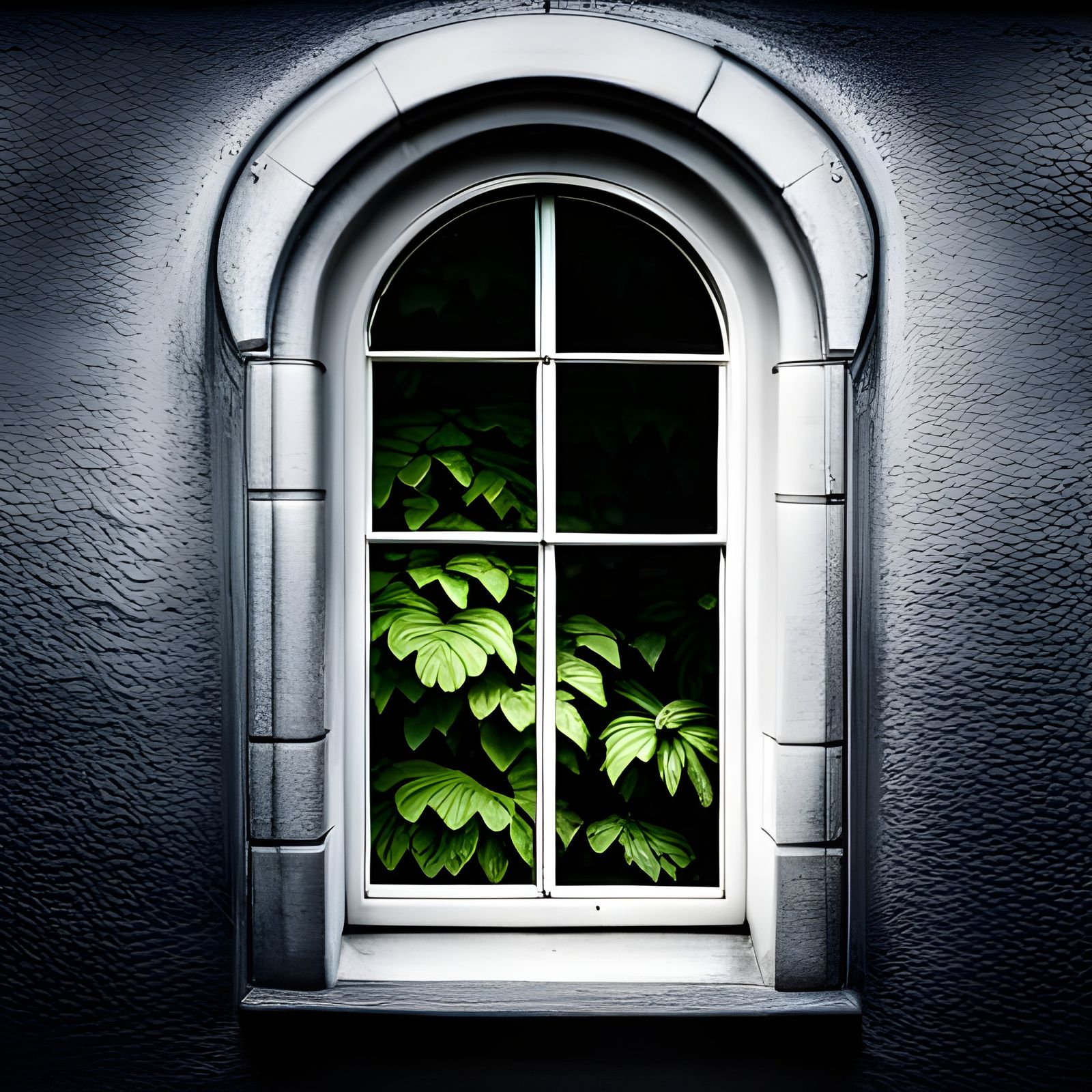 Hyperrealistic Window View with Intricate Details