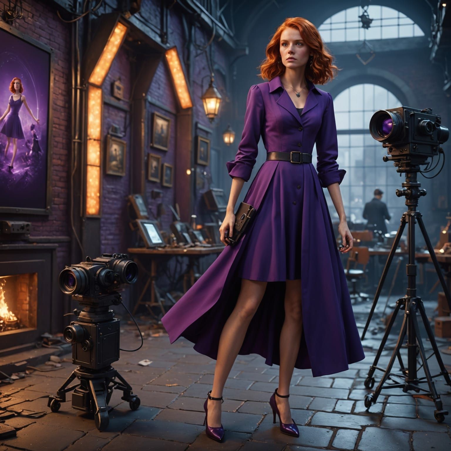 Female Undercover Spy Investigates Fantastical Movie Studio