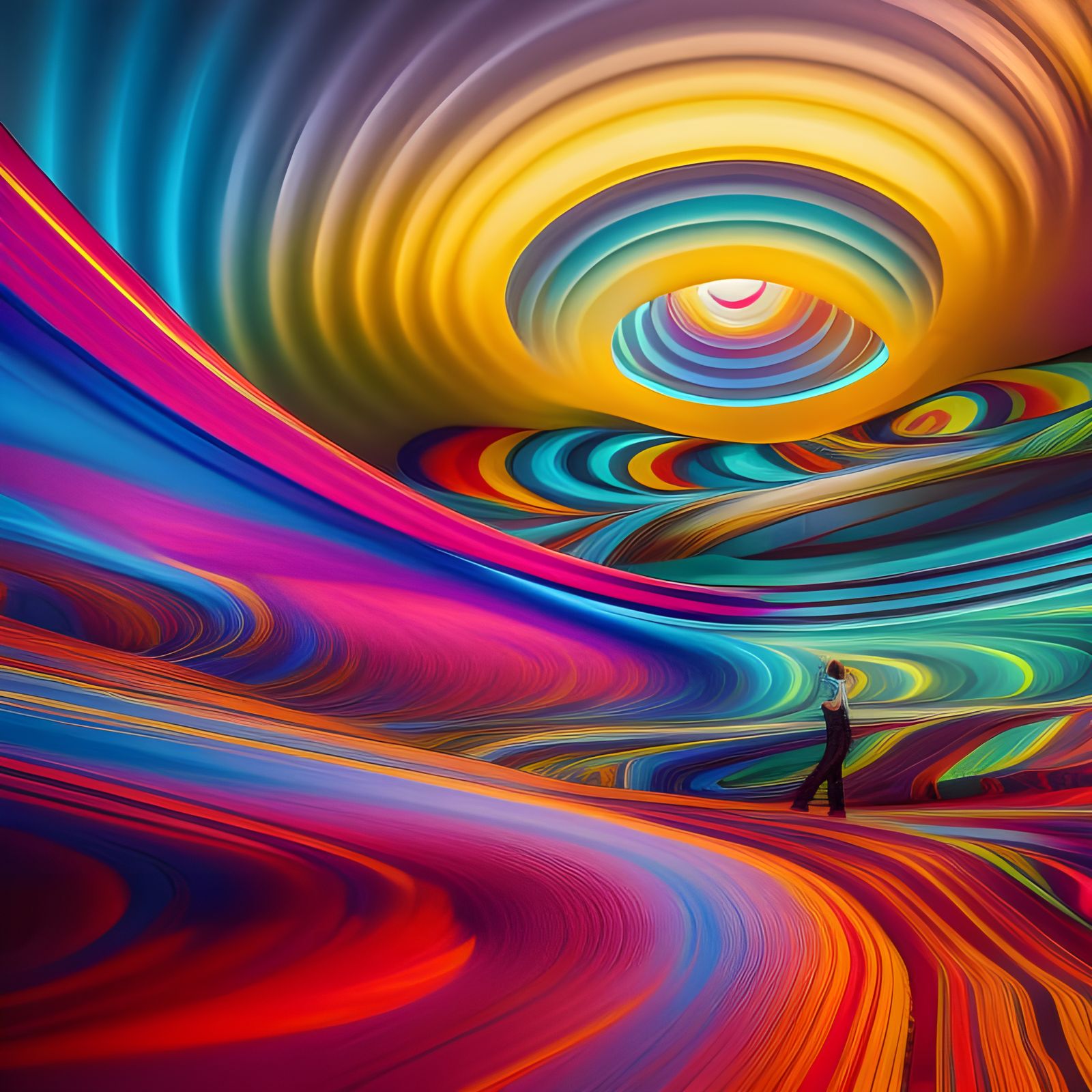 Psychedelic Punk Fiddler on the Moon