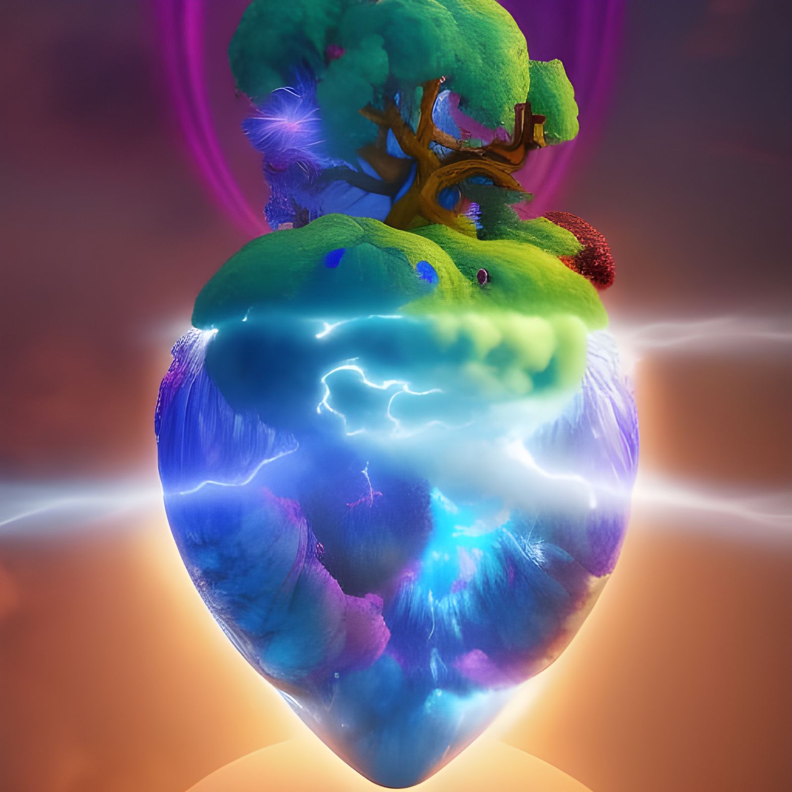 Hyperrealistic Crystals and Gems in Splash Art Style