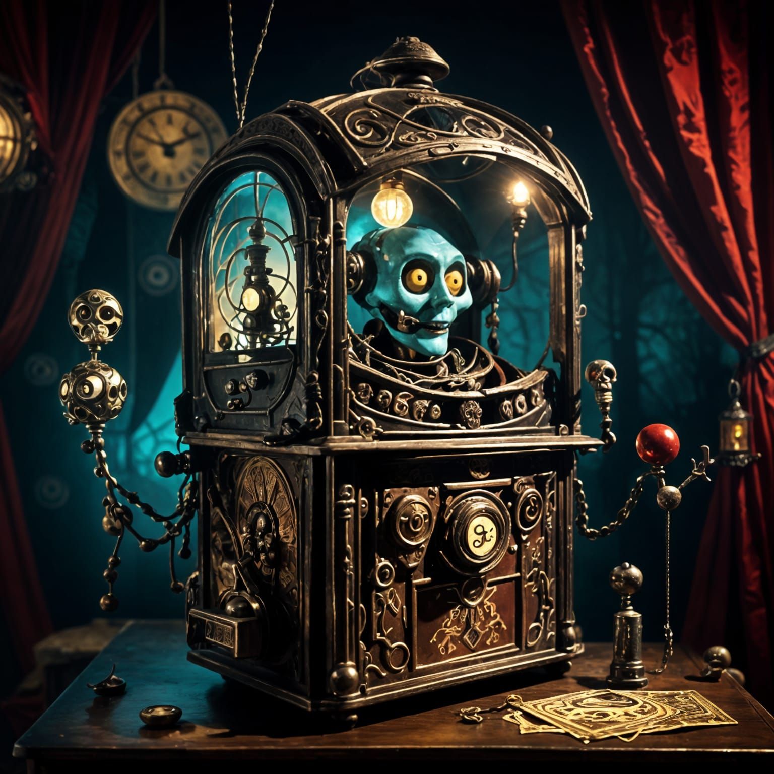 Magical Arcade with Ancient Whispers