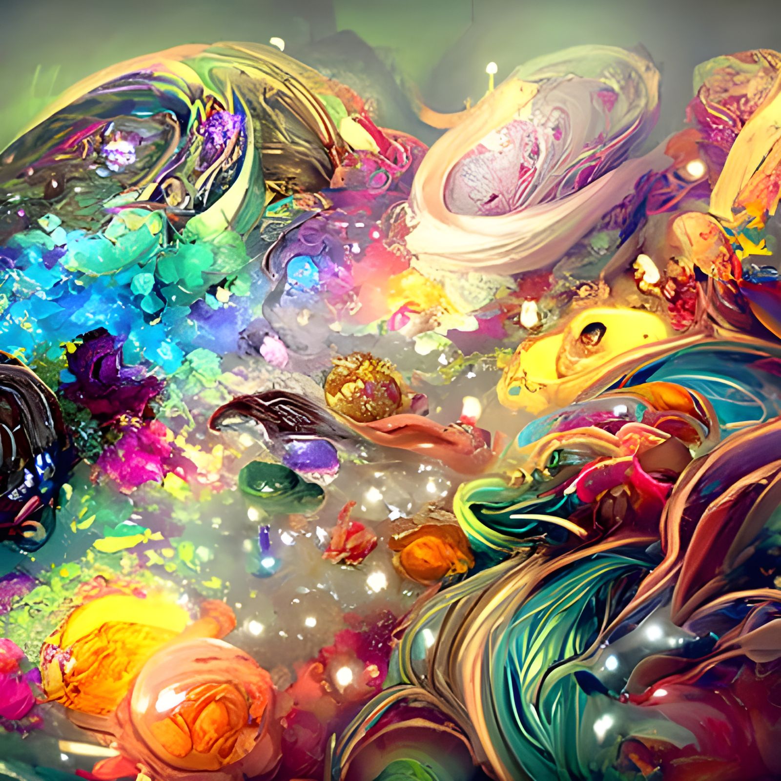 Each color is a different universe in my infinite paint palette