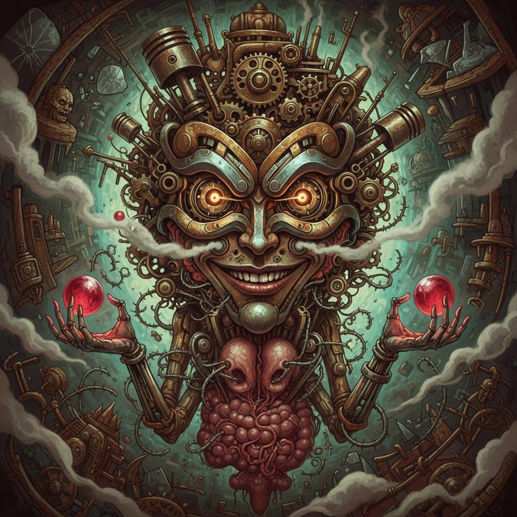 Surreal Machinery: Cogs, Steam, and Pistons