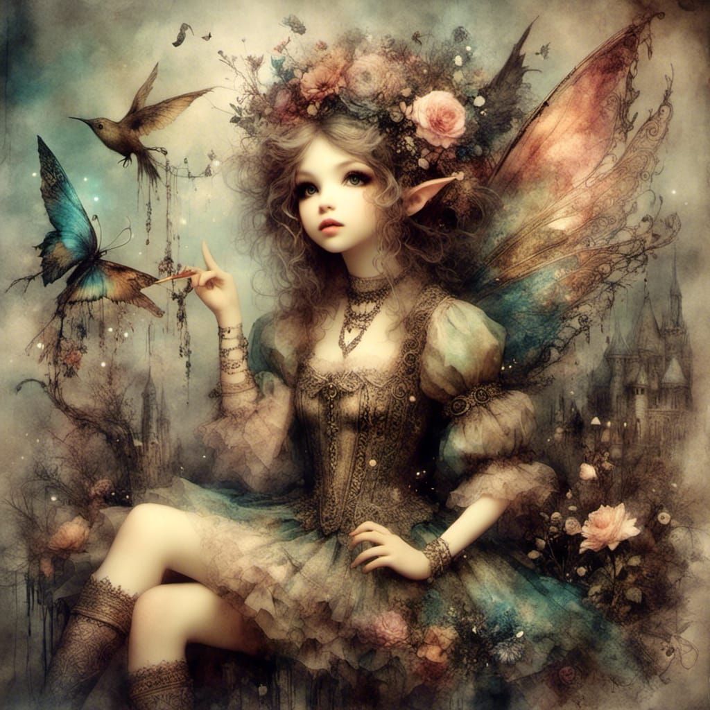 Enchanting Magical Scene with Mystical Elements