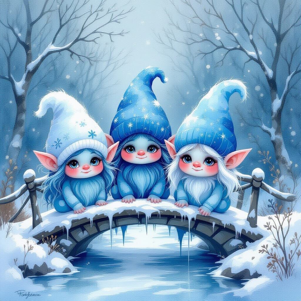 Wintertime, here they're !