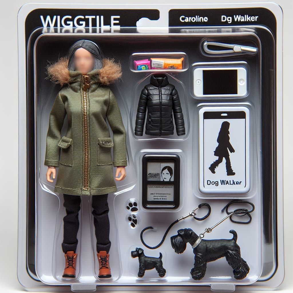 An Anonymous Action Figure Toy in Blister Pack Packaging
