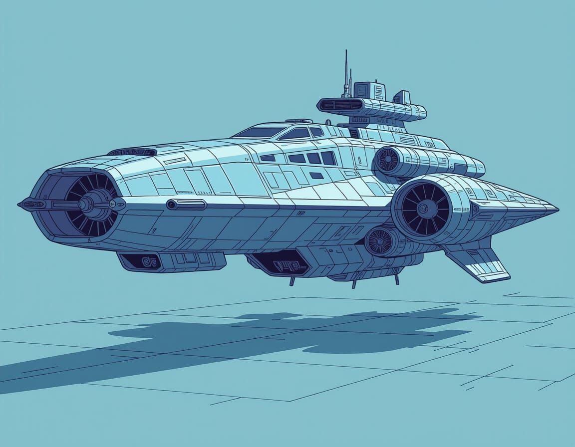 Blueprint of a Colossal Interstellar Spacecraft