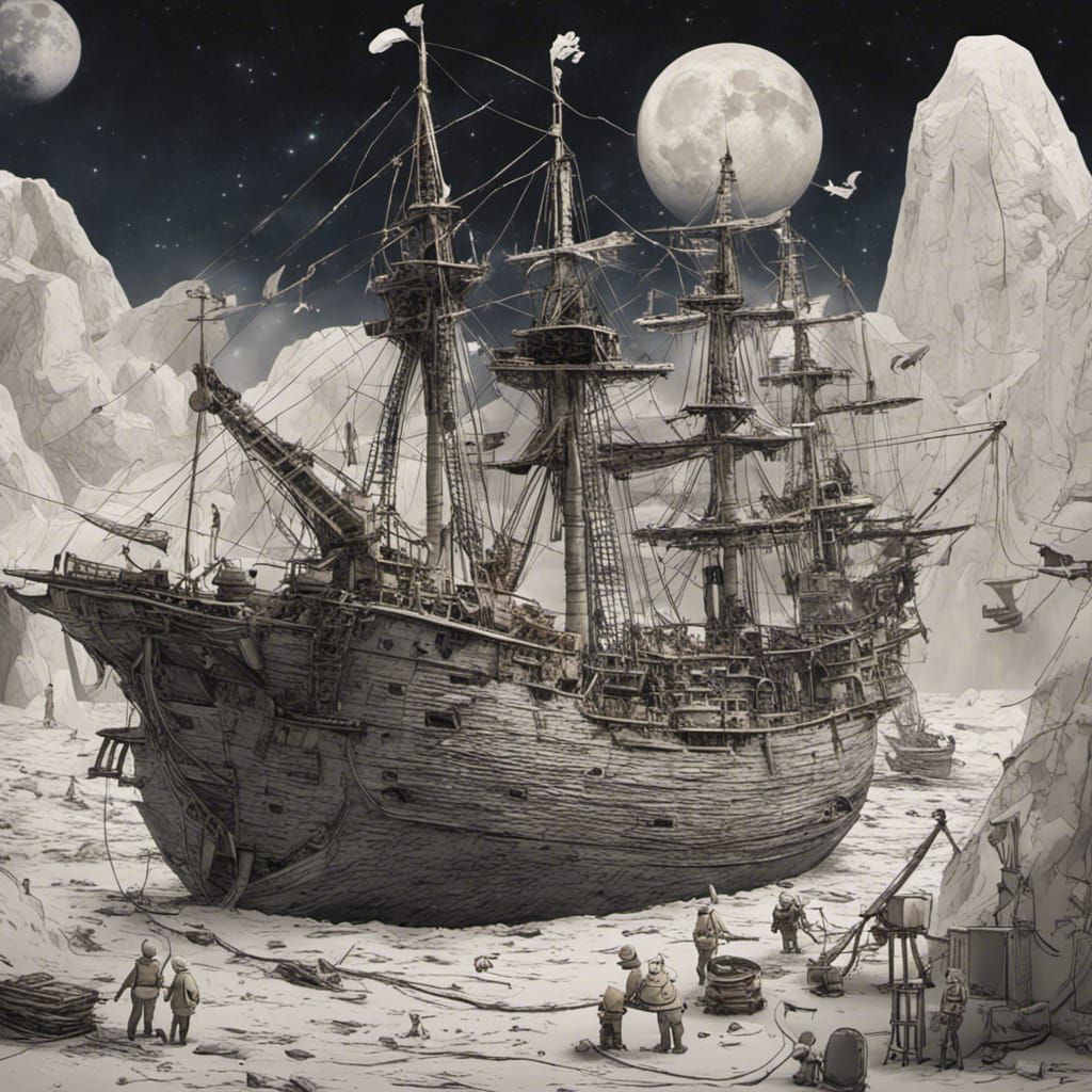 Whaling Ships on the Moon, Stop-Motion Animation