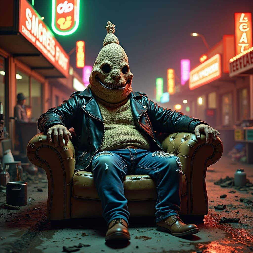 Oogie Boogie in Beavis and Butthead Style