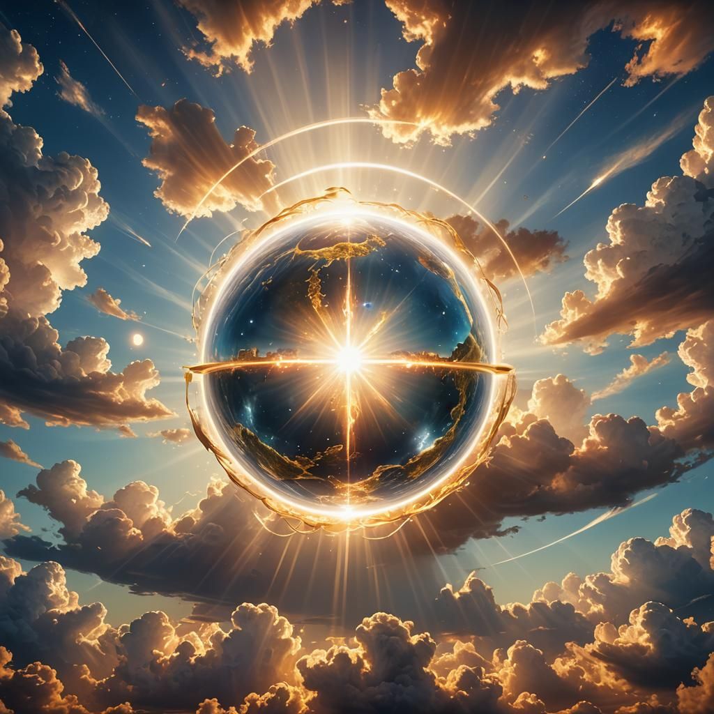 Luminescent Sphere of Goodness in Celestial Realm