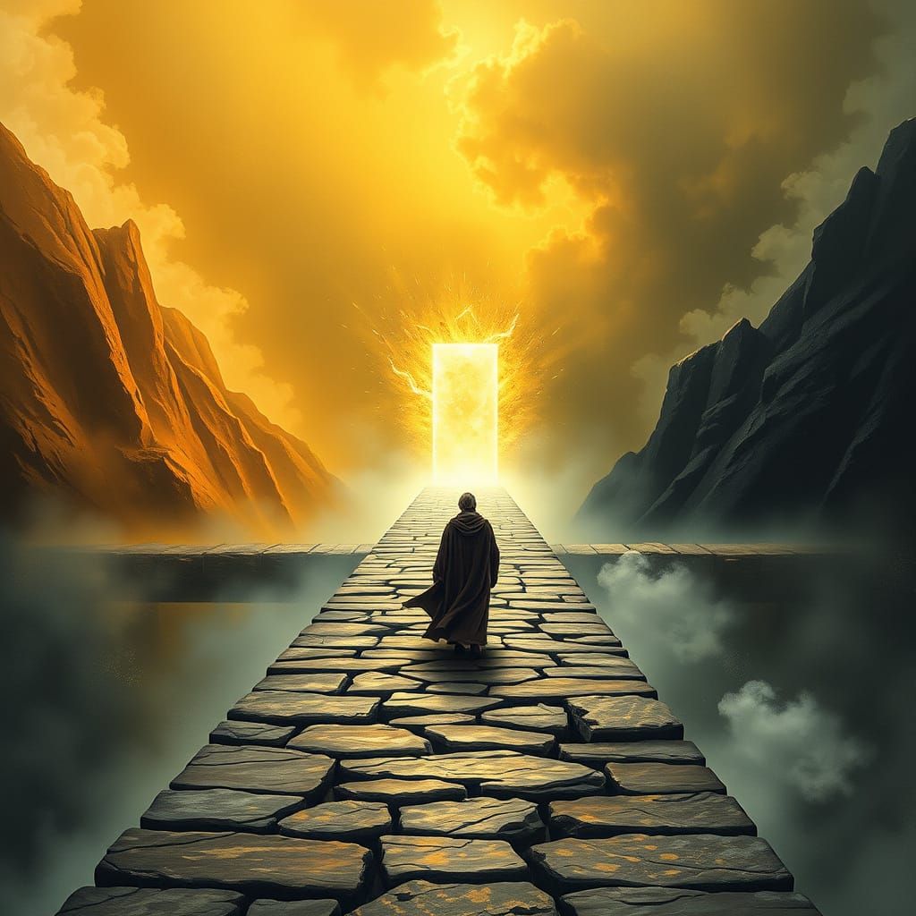 Ancient Bridge Connects Paradise and Abyss